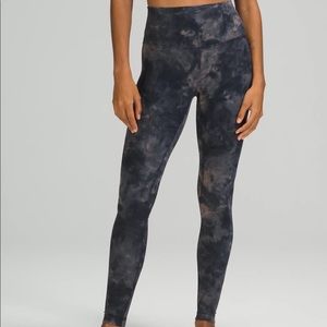NWT lululemon Align High-Rise Pant 25" Diamond Dye Lunar Rock True